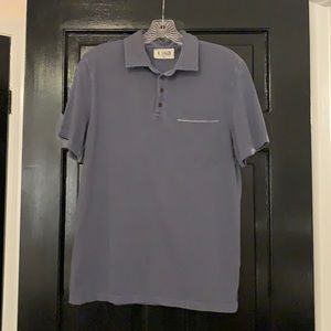 3 Blue polo shirts